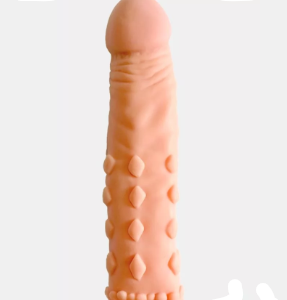 Big Cock Real Feel Penis Extender Fake Penis Sleeve
