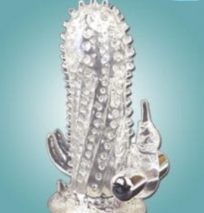 Brave Man Rabbit Extender Penis With Dots