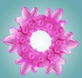 Heavy Cock Ring Ice Flower