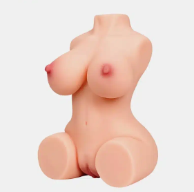 Realistic Sex Doll Torso Male Masturbator with Dual Channels