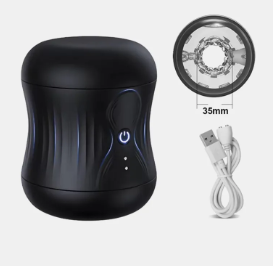 Rechargeable Waterproof G-Spot Stimulation Masturbator for Men