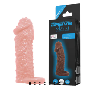 Balie Real Skin Penis Extender with Ball Strap 5 Inches