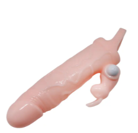 Brave Man Penis Sleeve With Multi-speed Bullet Vibrator