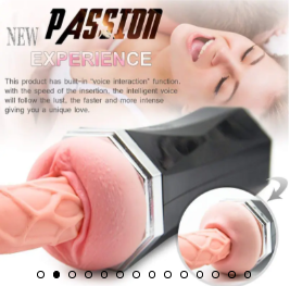 Duo Sense Pleasure Master With Dual-Sided Pleasure with Vibration, Voice & Hands-Free Stand