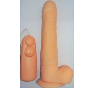 SexBy's Vibrating and Rotating Realistic Cock with Suction Cup - Fair Skin