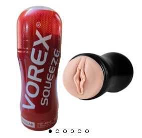 Vorex Squeeze 6-Inch Masturbator Free Lube