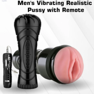 men's vibrating realistic pussy with remote