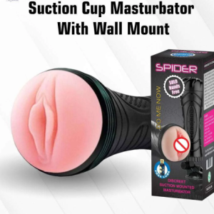 suction cup masturbator with wall mount